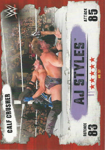 WWE Topps Slam Attax Takeover 2016 Trading Card AJ Styles No.57
