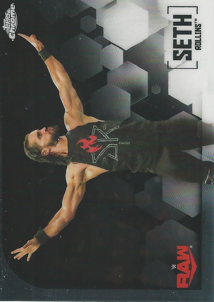 WWE Topps Chrome 2020 Trading Cards Seth Rollins No.58