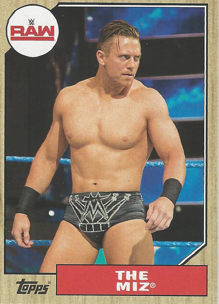 WWE Topps Heritage 2017 Trading Card The Miz No.58