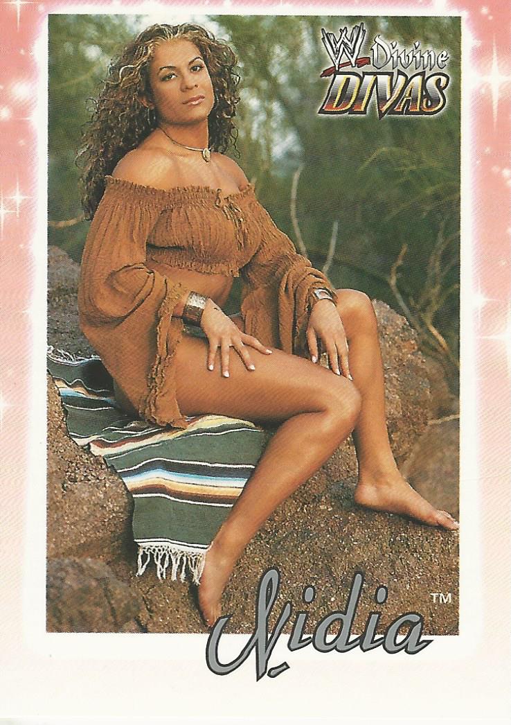 WWE Fleer Divine Divas Trading Card 2003 Nidia No.58