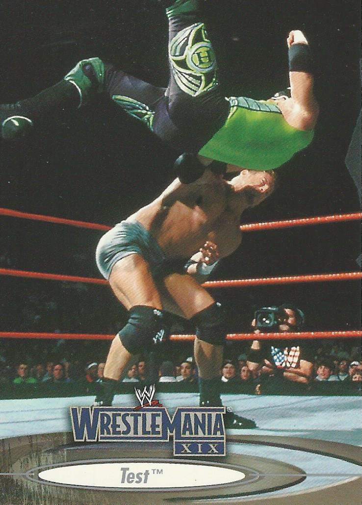 WWE Fleer Wrestlemania XIX Trading Cards 2003 Test No.58