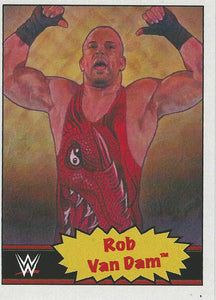 WWE Topps Living Set Trading Cards 2021 Rob Van Dam No.58