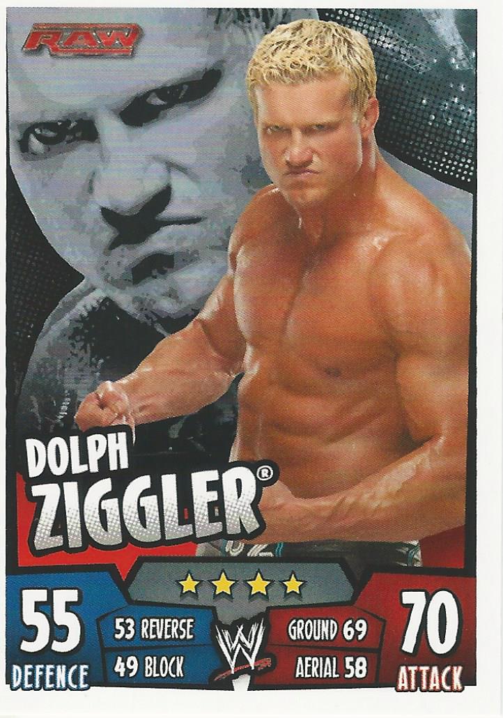 WWE Topps Slam Attax Rumble 2011 Trading Card Dolph Ziggler No.58