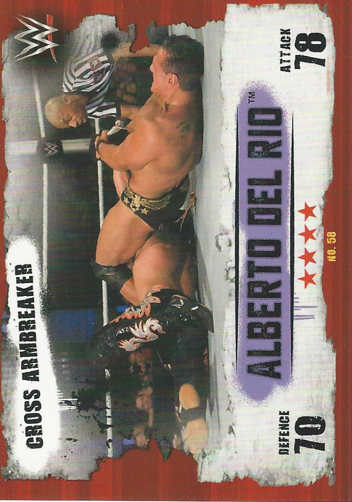 WWE Topps Slam Attax Takeover 2016 Trading Card Alberto Del Rio No.58