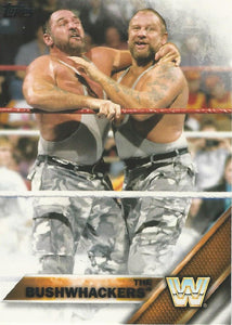 WWE Topps 2016 Trading Cards Bushwhackers No.58