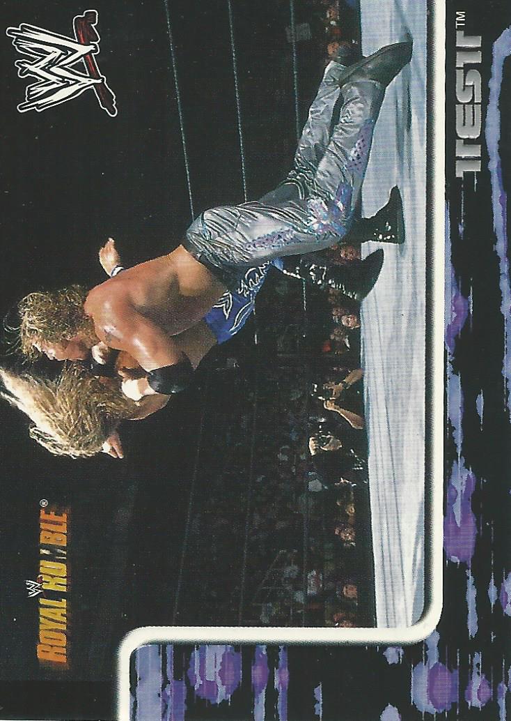 WWE Fleer Royal Rumble 2002 Trading Cards Test No.58