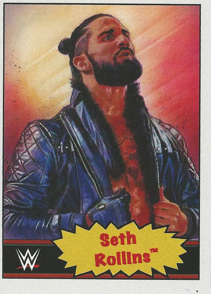 WWE Topps Living Set Trading Cards 2021 Seth Rollins No.59