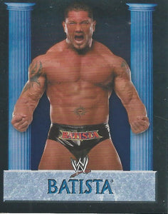 WWE Merlin Heros 2008 Stickers Batista Foil No.59