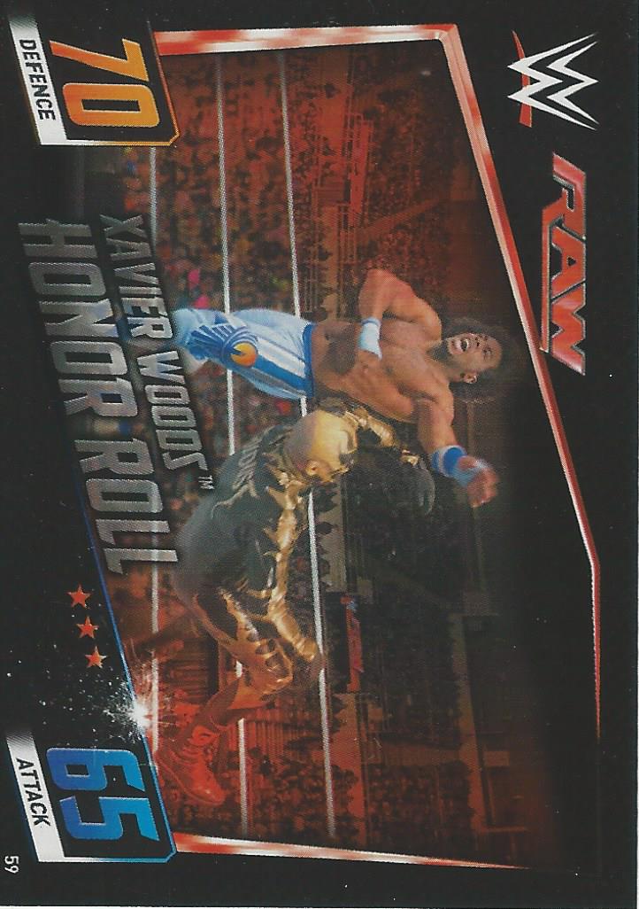 WWE Topps Slam Attax 2015 Then Now Forever Trading Card Xavier Woods No.59