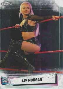 WWE Topps Chrome 2021 Trading Cards Liv Morgan No.59