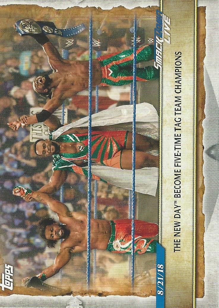 WWE Topps Road to Wrestlemania 2020 Trading Cards New Day No.59