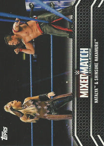 WWE Topps Women Division 2018 Trading Cards Natalya and Shinsuke Nakamura MM-9