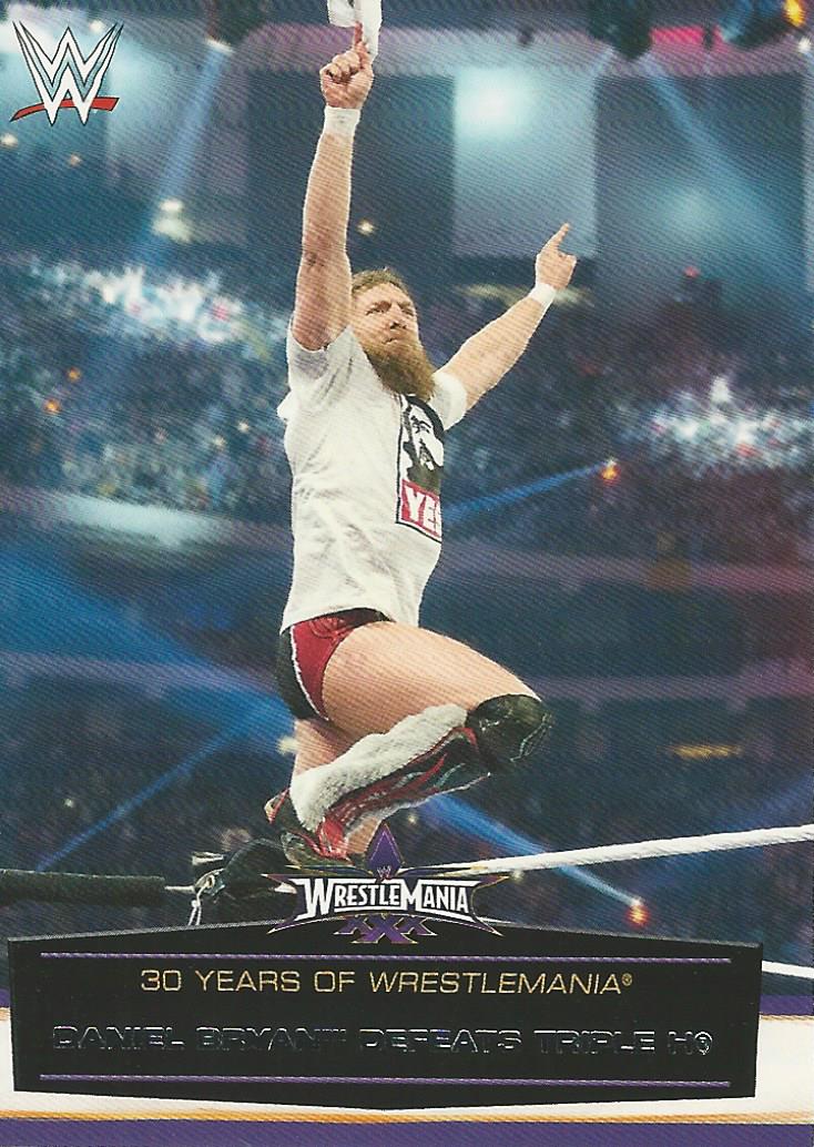 WWE Topps Road to Wrestlemania 2014 Trading Cards Daniel Bryan 59 of 60