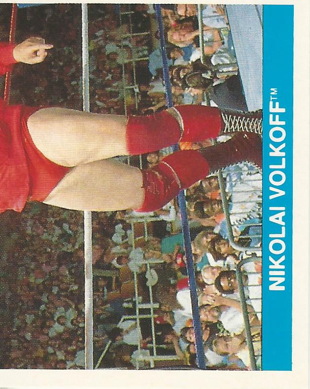 WWF Merlin Sticker Collection 1990 Nikolai Volkoff No.59