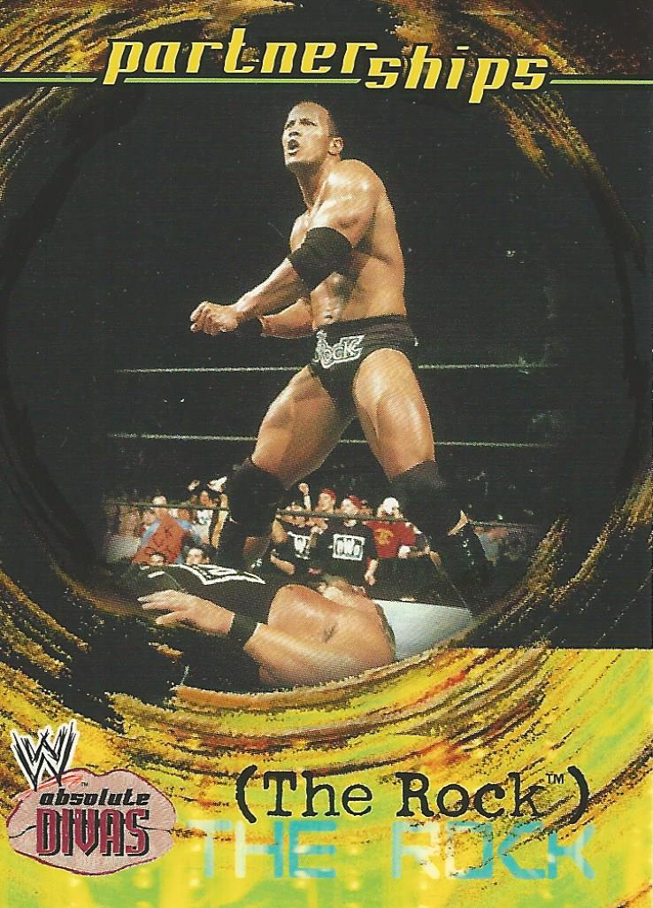 WWE Fleer Absolute Divas Trading Card 2002 The Rock No.59