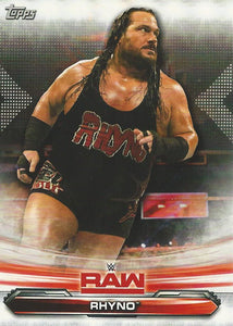 WWE Topps Raw 2019 Trading Card Rhyno No.59