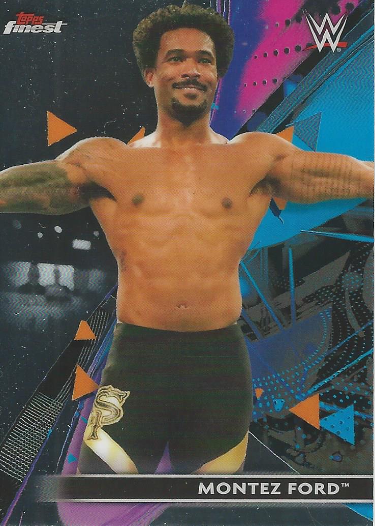 WWE Topps Finest 2021 Trading Cards Montez Ford No.59