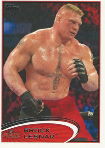 WWE Topps 2012 Trading Card Brock Lesnar No.5