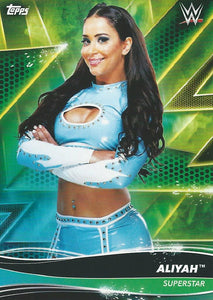 Topps WWE Superstars 2021 Trading Cards Aliyah No.5