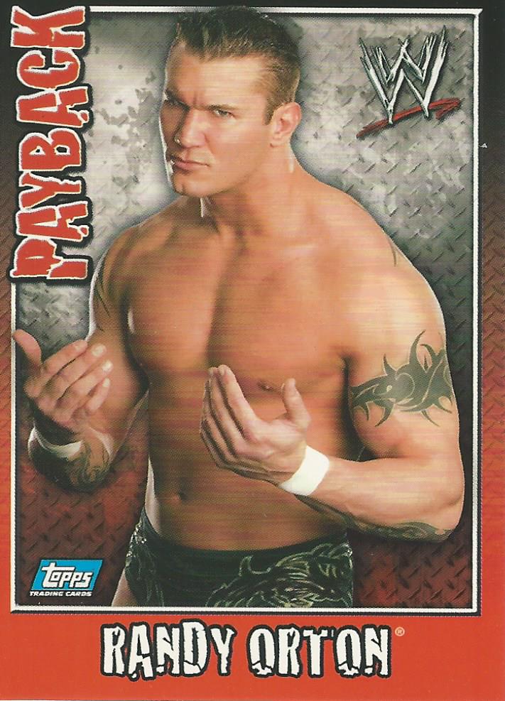 WWE Topps Payback 2006 Trading Card Randy Orton No.5