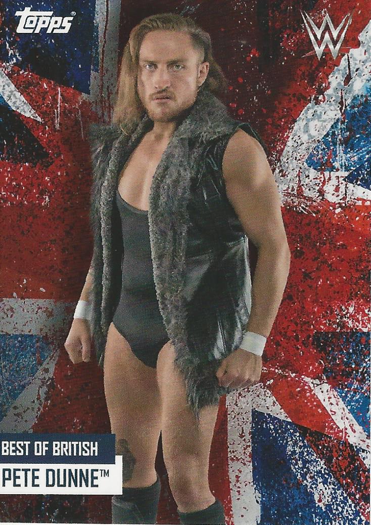 WWE Topps Best of British 2021 Trading Card Pete Dunne