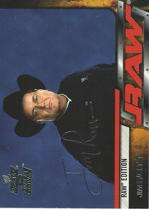 WWE Fleer Raw vs Smackdown Trading Card 2002 Jim Ross No.5