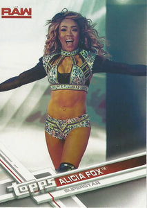 WWE Topps Then Now Forever 2017 Trading Card Alicia Fox No.105
