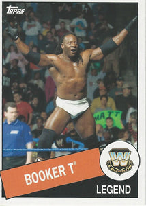 WWE Topps Heritage 2015 Trading Card Booker T No.5