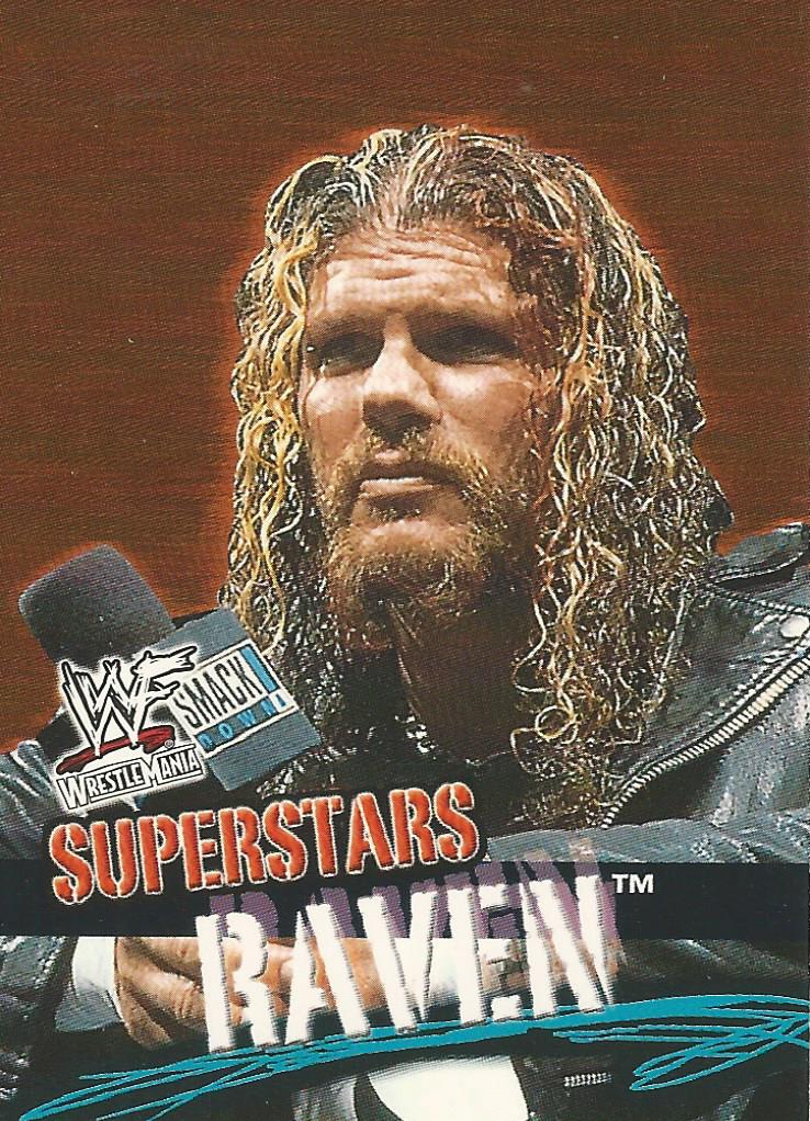 WWF Fleer Wrestlemania 2001 Trading Cards Raven No.5