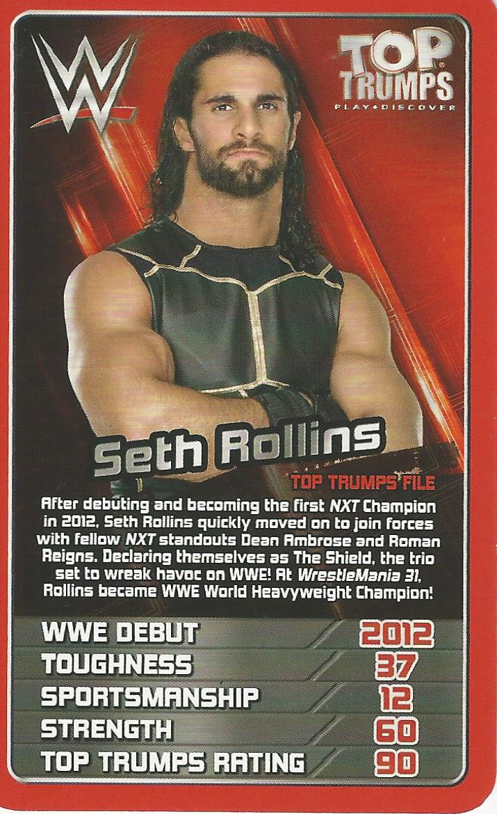 WWE Top Trumps 2017 Seth Rollins