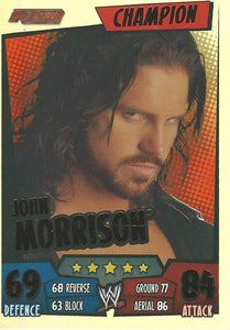 WWE Topps Slam Attax Rumble 2011 Trading Card Champion John Morrison No.5