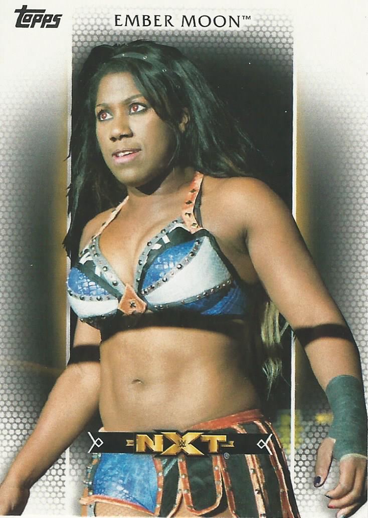 WWE Topps Women Division 2017 Trading Card Ember Moon R5