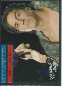 WWE Topps Chrome Heritage Trading Card 2006 Paul London No.5