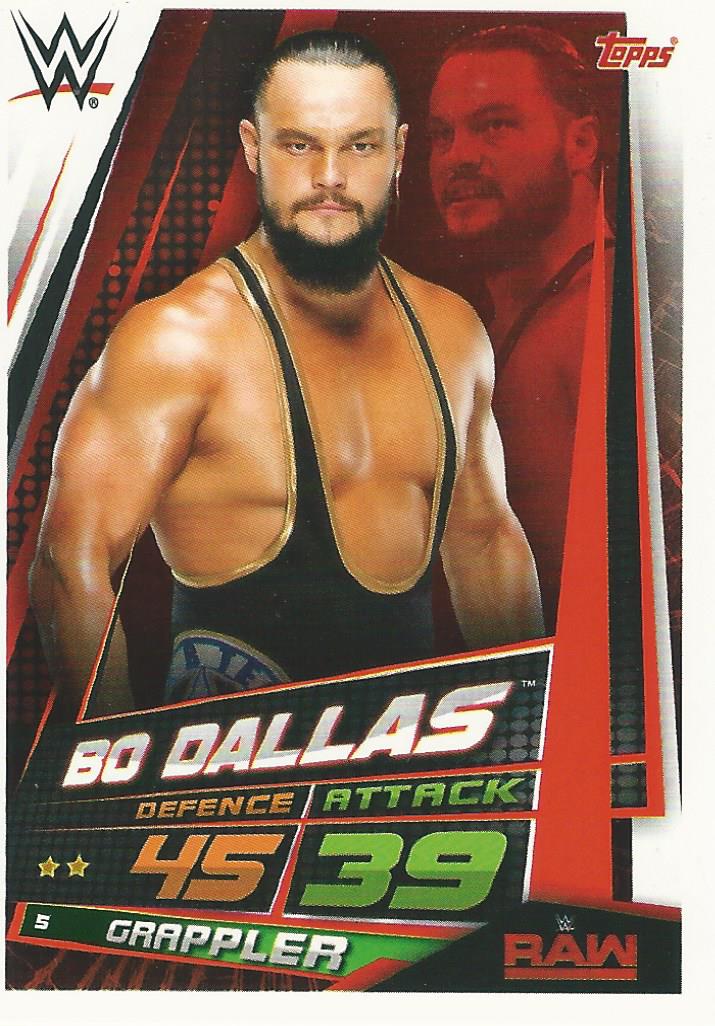 WWE Topps Slam Attax Universe 2019 Trading Card Bo Dallas No.5