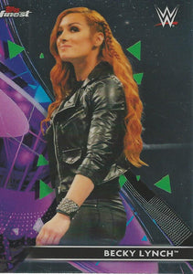 WWE Topps Finest 2021 Trading Cards Becky Lynch No.5