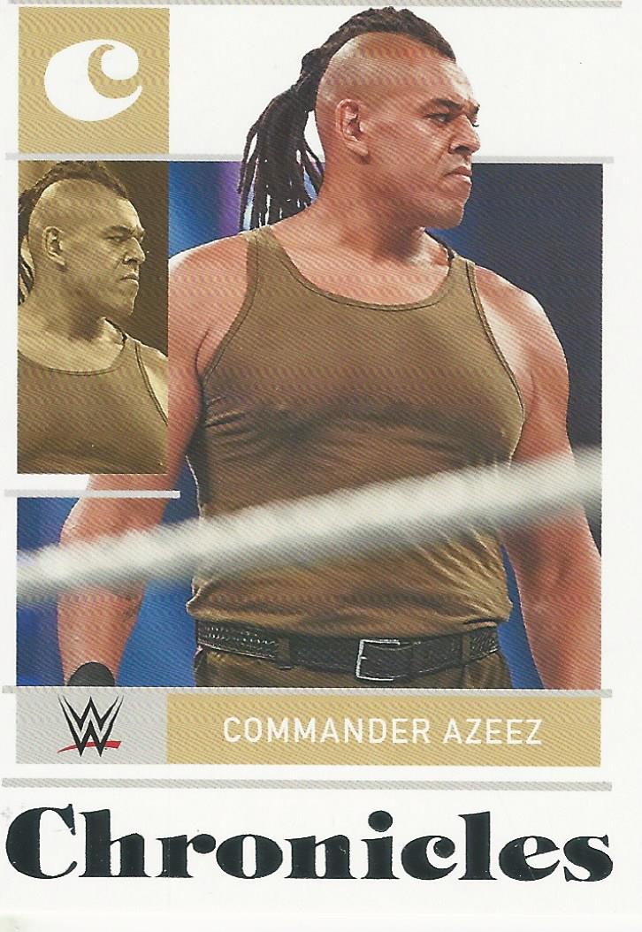 WWE Panini Chronicles 2023 Trading Cards Commander Azeez No.10