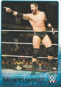 WWE Topps 2015 Trading Card Wade Barrett No.5