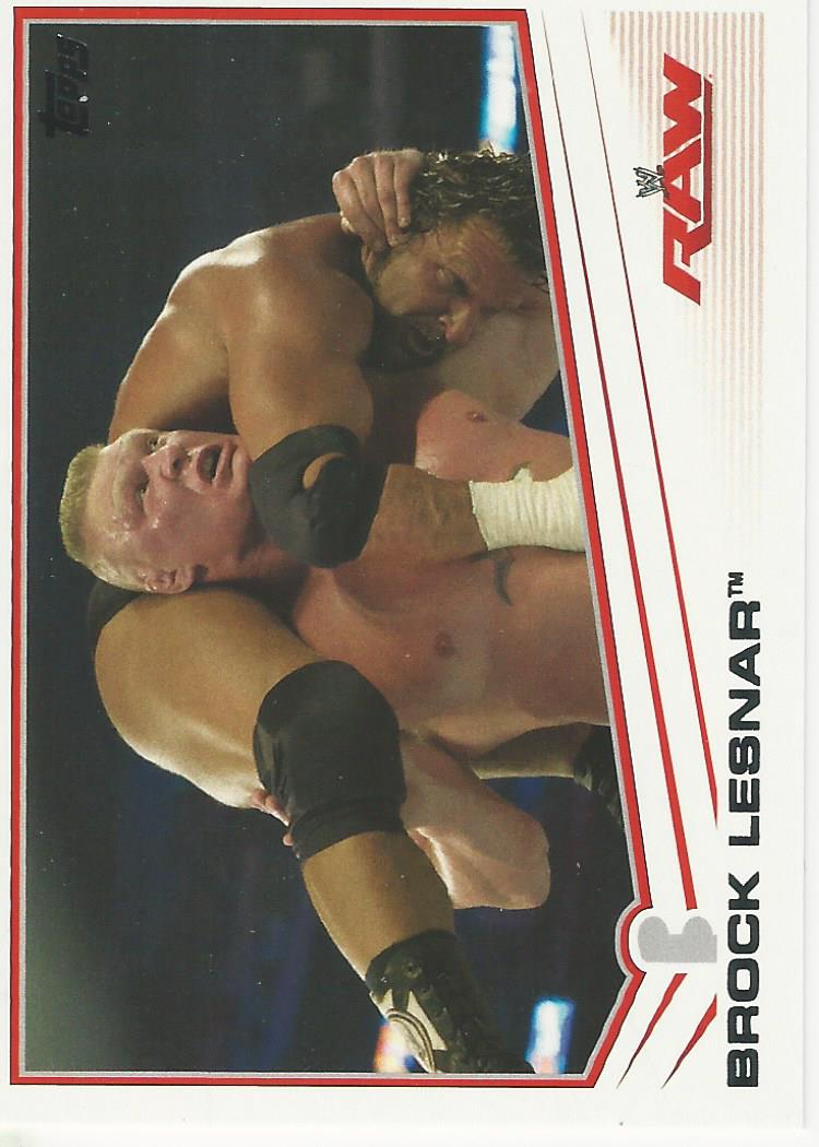 WWE Topps 2013 Trading Cards Brock Lesnar No.5