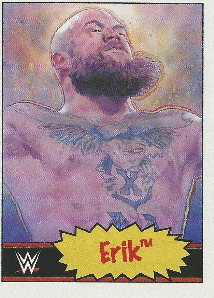 WWE Topps Living Set Trading Cards 2021 Erik No.5