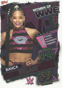 WWE Topps Slam Attax 2021 Trading Card Bianca Belair W5