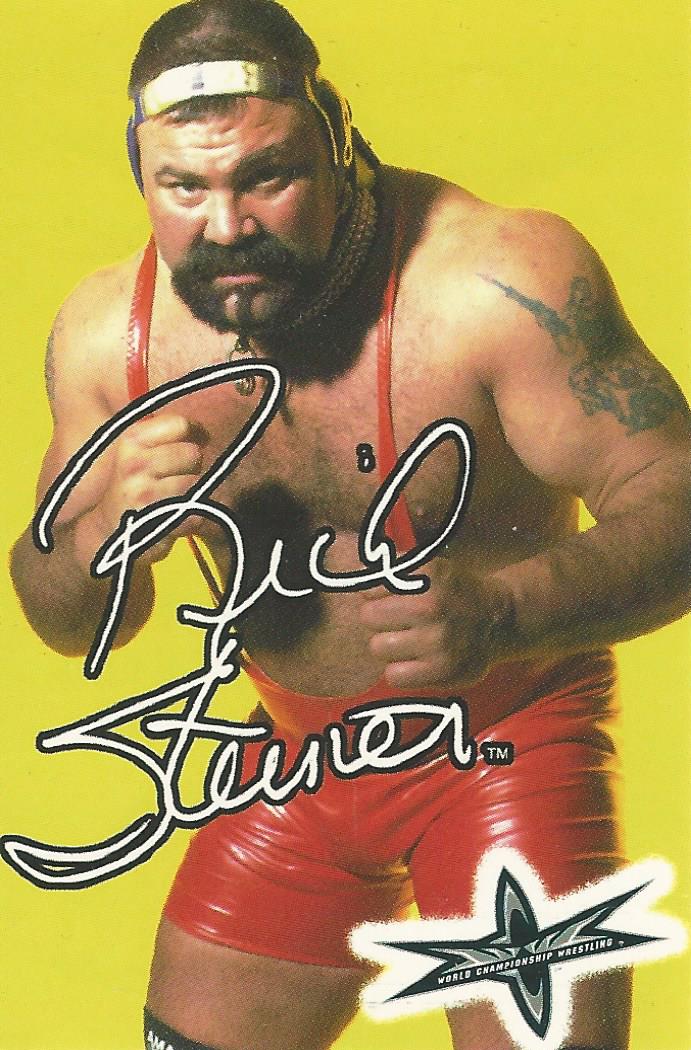 WCW Crazy Planet Stickers 1999 Rick Steiner