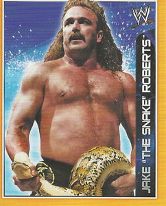 WWE Topps A-Z Sticker Collection 2014 Jake the Snake Roberts No.60