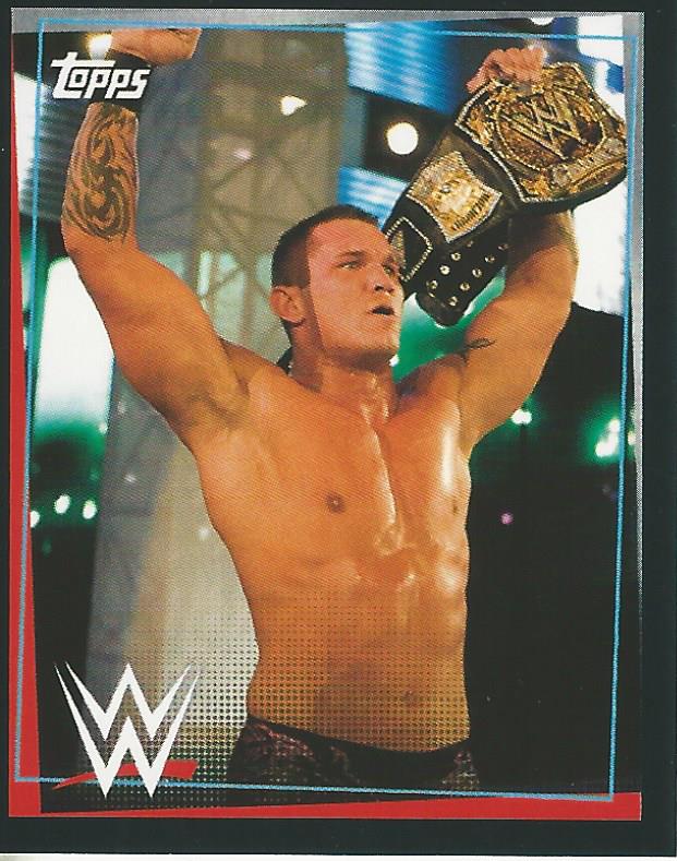 WWE Topps Road to Wrestlemania Stickers 2021 Randy Orton No.60