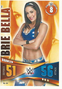 WWE Topps Slam Attax Rivals 2014 Trading Card Brie Bella No.60