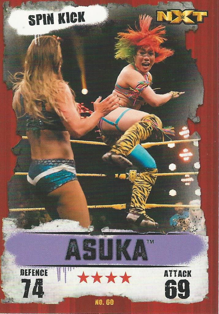 WWE Topps Slam Attax Takeover 2016 Trading Card Asuka No.60
