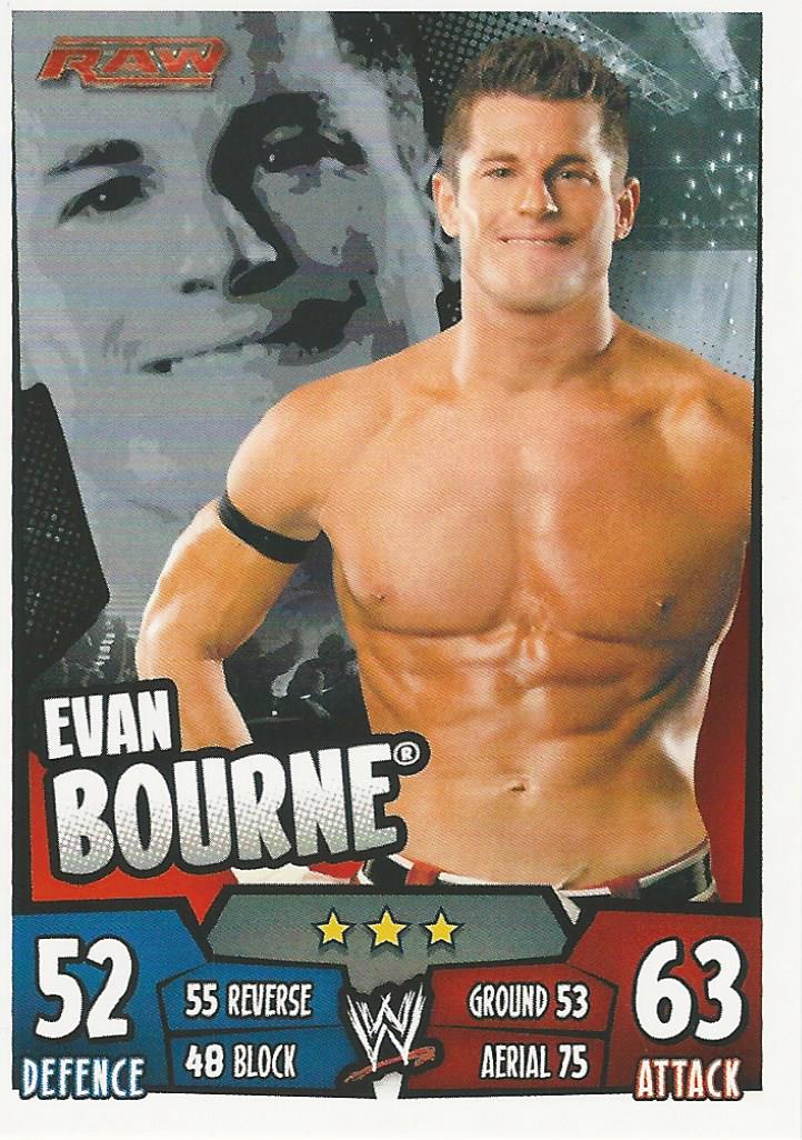 WWE Topps Slam Attax Rumble 2011 Trading Card Evan Bourne No.60