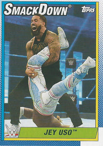 WWE Topps Heritage 2021 Trading Card Jey Uso No.60