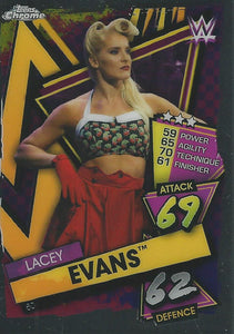 WWE Topps Slam Attax Chrome 2021 Trading Cards Lacey Evans No.60