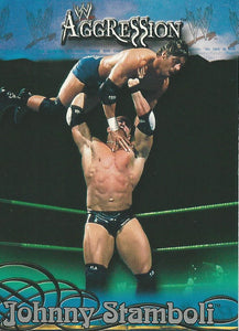 WWE Fleer Aggression Trading Card 2003 Johnny Stamboli No.60