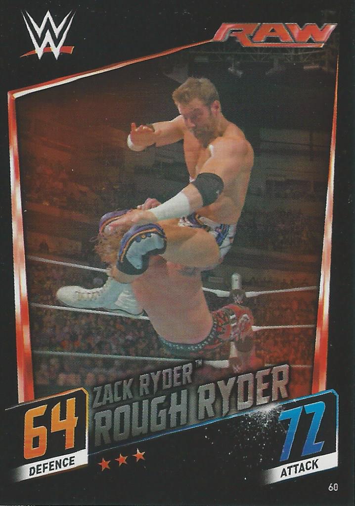 WWE Topps Slam Attax 2015 Then Now Forever Trading Card Zack Ryder No.60